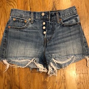 Levi denim shorts